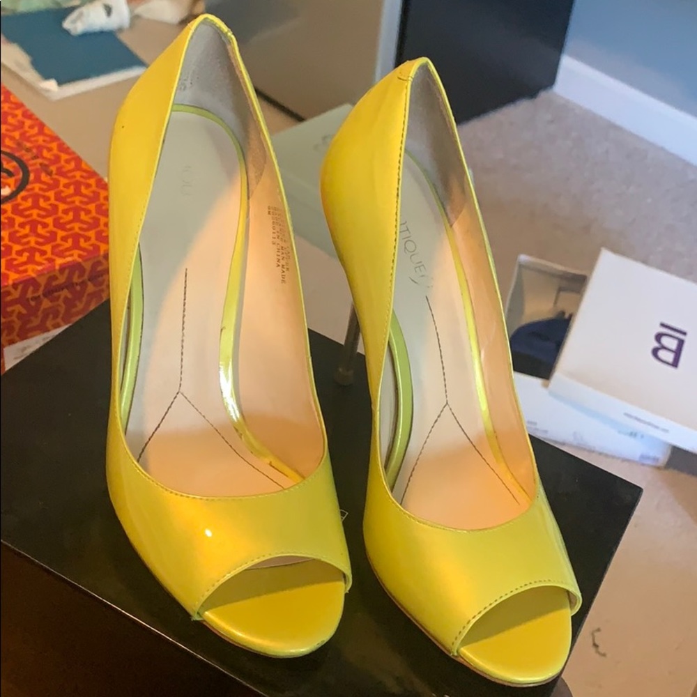 Neon Lime Heels